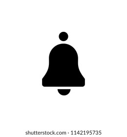 Bell Icon in trendy flat style isolated on grey background. Notification symbol for your web site design, logo, app, UI. Vector illustration, EPS10.