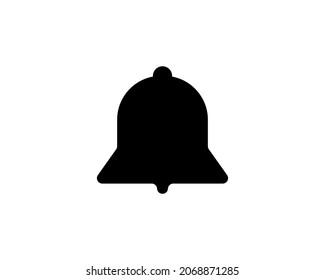 Bell Icon in trendy flat style isolated on grey background. Notification symbol for your web site design, logo, app, UI. Vector illustration, EPS10