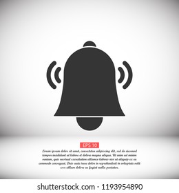 Bell icon vector