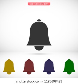 Bell icon vector