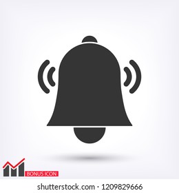 Bell icon vector
