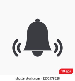 Bell icon vector