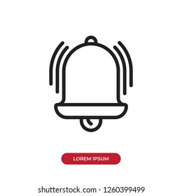 Bell icon vector