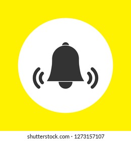 Bell icon vector