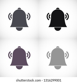 Bell icon vector