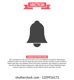 Bell icon vector