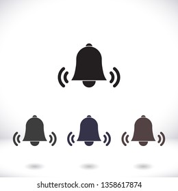 Bell icon vector