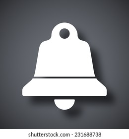 Bell icon, vector