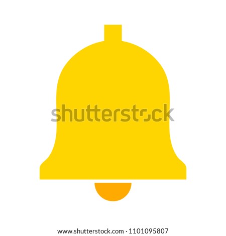 bell icon. vector alarm isolated - sound symbol
