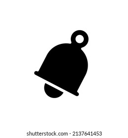 vector de icono de timbre. marcadores de alarma, símbolos de navidad y más