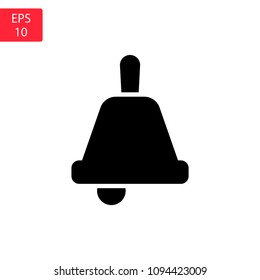 Bell icon vector, Alarm, service sign Isolated on white background. Trendy Flat style for graphic design, logo, Web site, social media