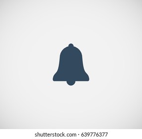 Bell icon vector, Alarm, service bell, handbell sign Isolated on white background. Trendy Flat style for graphic design, logo, Web site, social media, UI, mobile app