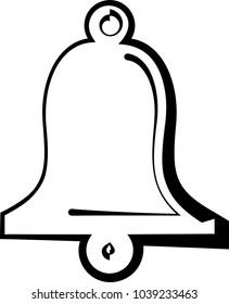 Bell Icon, Bell Vector Art Illustration