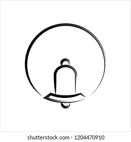 Bell Icon, Bell Vector Art Illustration