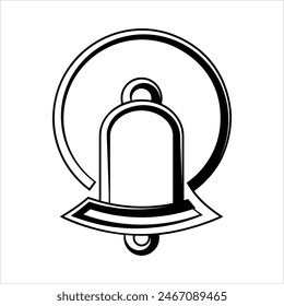 Bell Icon, Bell Vector Art Illustration