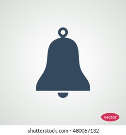 bell icon, vector best flat icon, EPS