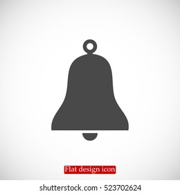 bell icon, vector best flat icon, EPS
