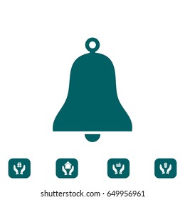 bell icon, vector best flat icon, EPS