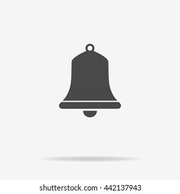 Bell icon. Vector concept illustration for design.