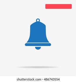 Bell icon. Vector concept illustration for design.