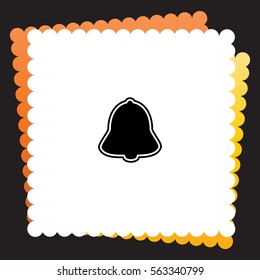 Bell  icon. Vector design. 