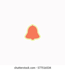 Bell  icon Vector design. Colored illustration.
