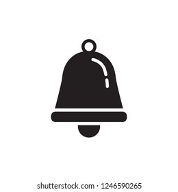 bell icon vector design. glyph style design