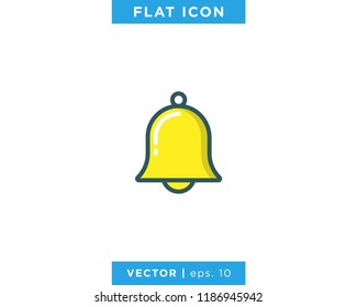 Bell Icon Vector Design Template.