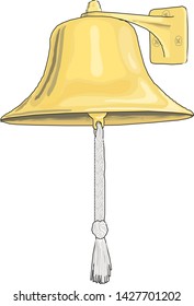 Bell icon vector EPS10, Alarm sign