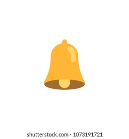 Bell icon. Vector flat illustration