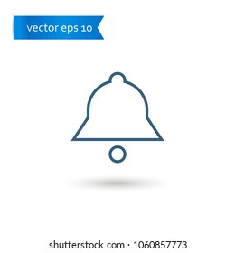 bell. bell icon. bell vector. flat style. sign design vector. sign design. Vector EPS 10