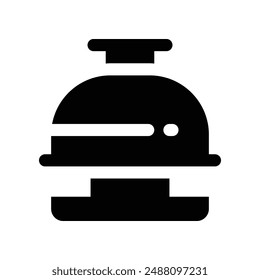 icono de campana. icono de glifo de Vector para su Sitio web, móvil, presentación y diseño de logotipo.