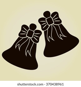 Bell icon, vector illustration