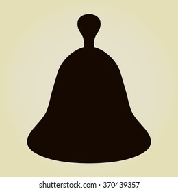 Bell icon, vector illustration