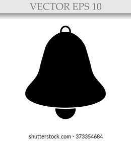 Bell icon, vector illustration
