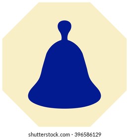 Bell icon, vector illustration