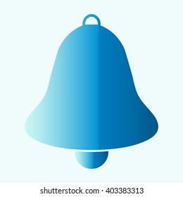 Bell icon, vector illustration