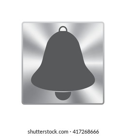 Bell icon, vector illustration