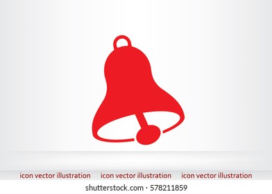 bell icon vector illustration.