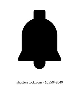 Glockensymbol, Vektorgrafik für Alarm- und Benachrichtigungssymbol einzeln. perfekt für Benutzeroberflächen-Elemente