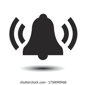 diseño de ilustración de vector de icono de campana
