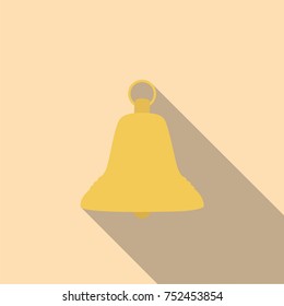 Bell icon, vector illustration design. Christmas collection.