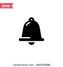 bell icon. Vector illustration EPS 10.