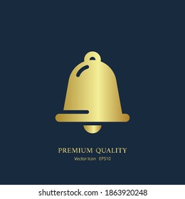 bell icon. Vector illustration EPS 10.