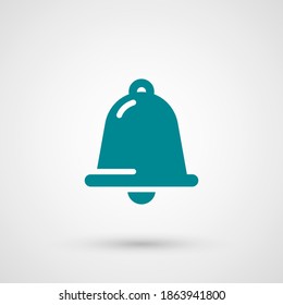 bell icon. Vector illustration EPS 10.