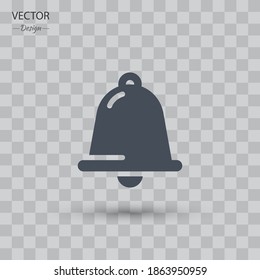 bell icon. Vector illustration EPS 10.