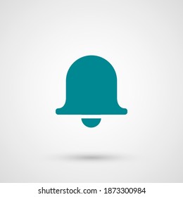 bell icon. Vector illustration EPS 10.
