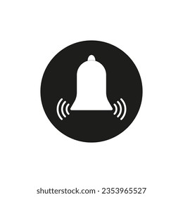 Icono de la Campana. Ilustración vectorial. EPS 10.