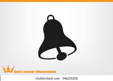 bell icon vector illustration EPS 10.