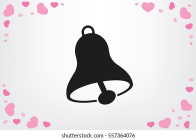 bell icon vector illustration EPS 10.